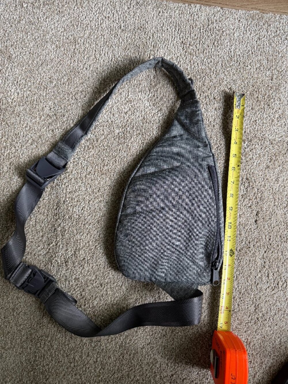 Vera Bradley Sling Grey Crossbody Bag $30